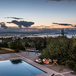 Mariposa - Panoramic Sea View - Near Chania City Villa Chania (Crete)